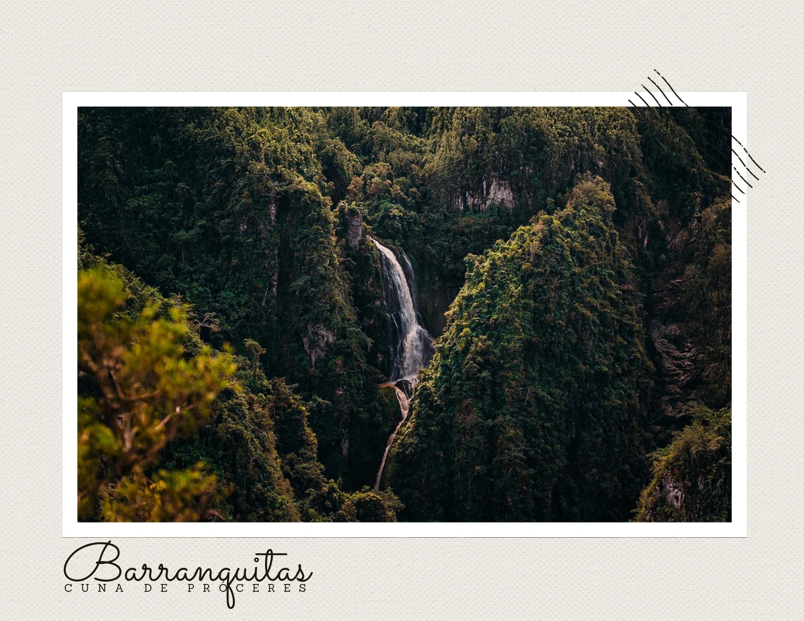 Cascada en la cordillera